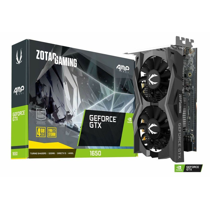 Placă Grafică Zotac GAMING GeForce GTX 1650 AMP CORE GDDR6 4 GB GDDR6 GeForce GTX 1650