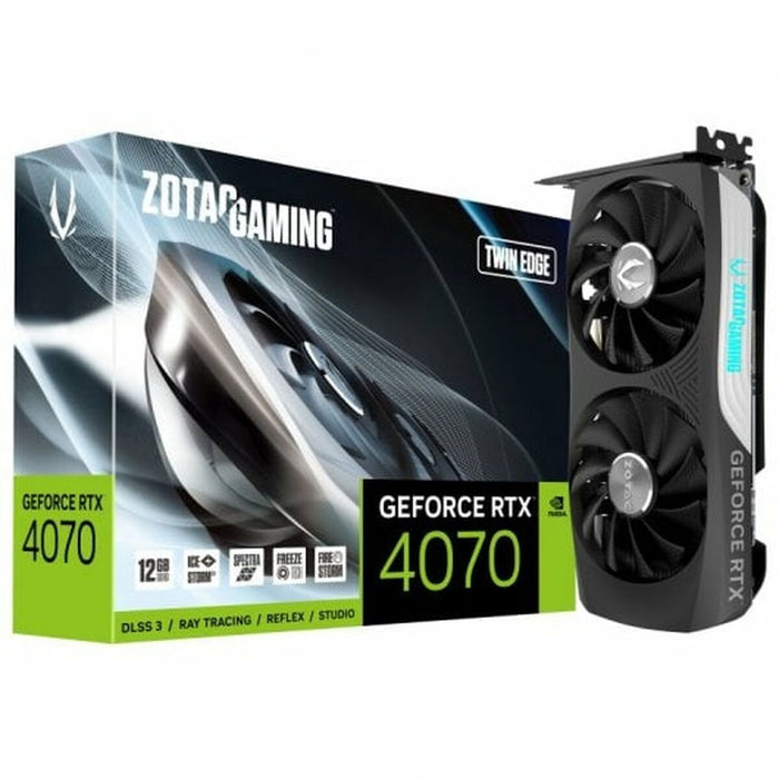 Placă Grafică Zotac GeForce RTX 4070 Twin Edge GEFORCE RTX 4070 12 GB GDDR6