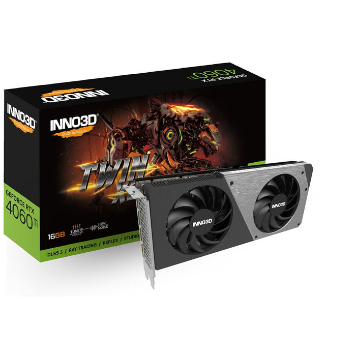 Placă Grafică INNO3D N406T2-16D6-178055N Geforce RTX 4060 Ti 16 GB GDDR6