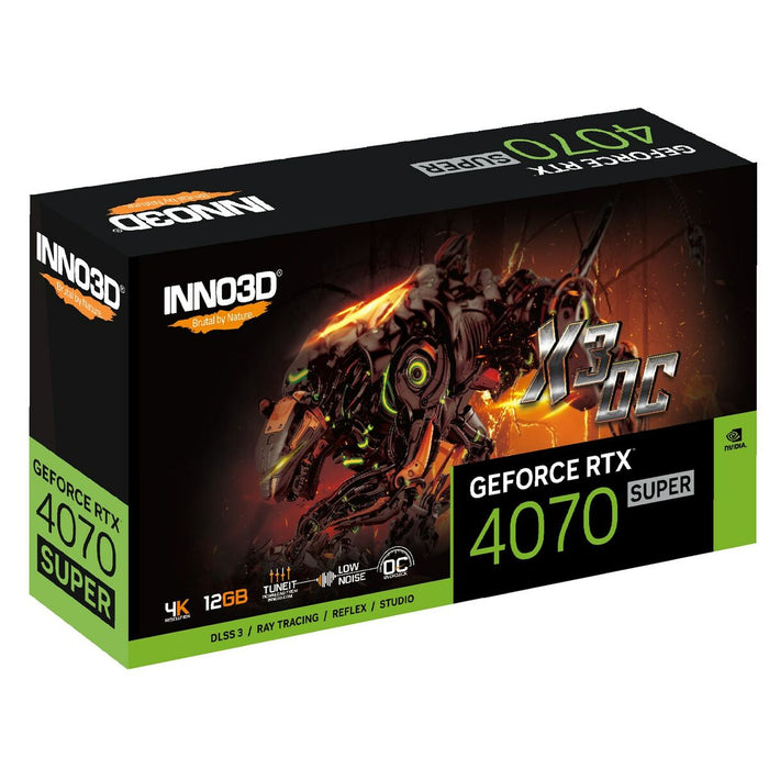 Placă Grafică INNO3D N407S3 12 GB GDDR6X RTX 4070 SUPER