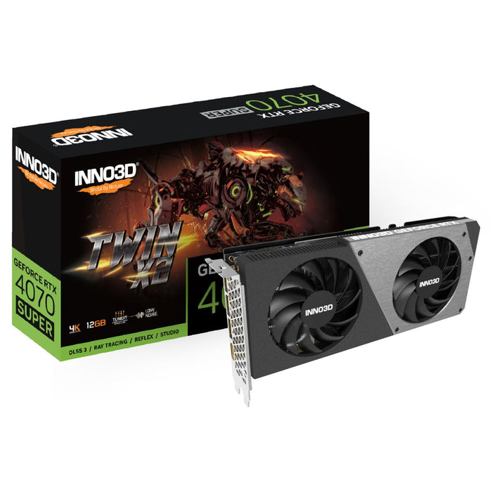 Placă Grafică INNO3D N407S2-126X-186162N RTX 4070 SUPER 12 GB GDDR6X