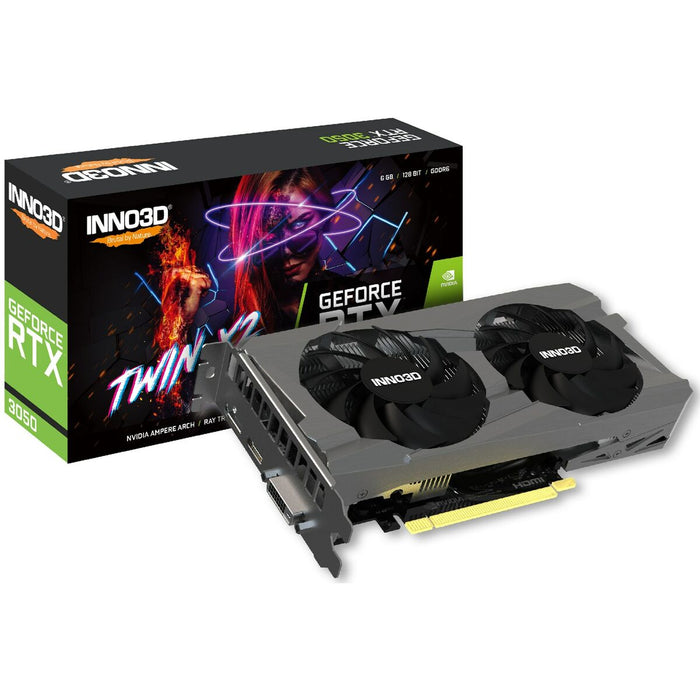 Placă Grafică INNO3D N30502-06D6-1711VA60 Nvidia GeForce RTX 3050 6 GB GDDR6