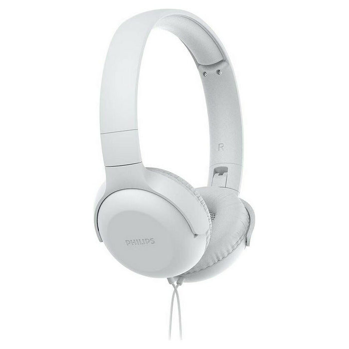 Căști cu Diademă Philips TPV UH 201 WT Alb Cu cablu