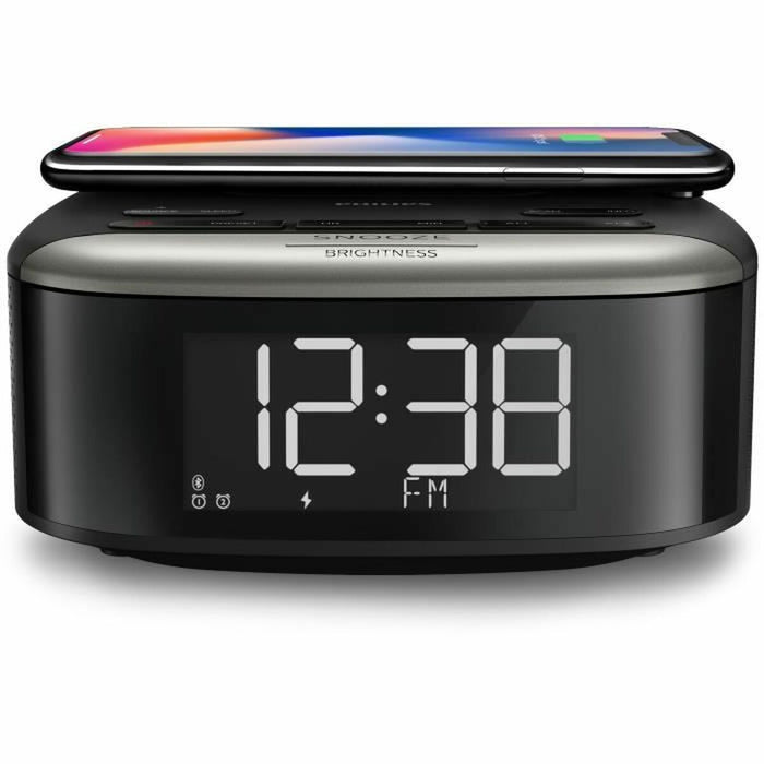 Radio Deșteptător Philips TAR7606/10 Alb Negru