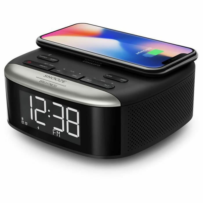 Radio Deșteptător Philips TAR7606/10 Alb Negru