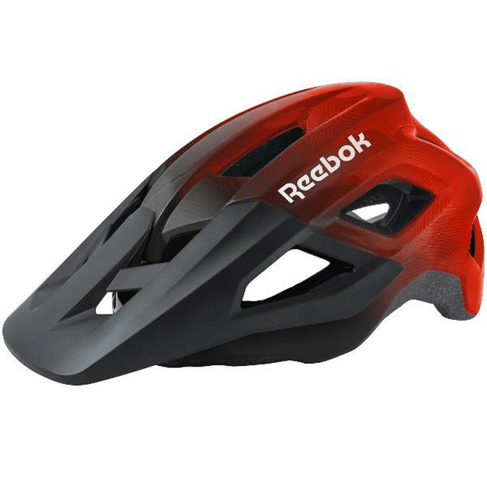 Cască de Ciclism pentru Adulți Reebok Negru Roșu vizieră