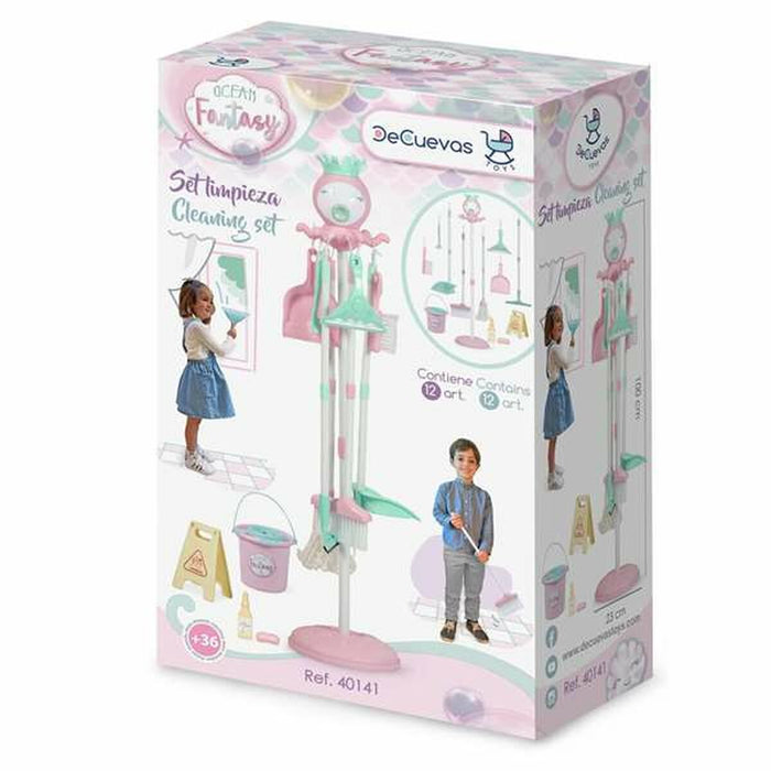 Kit de curățare et de depozitare Decuevas Ocean Fantasy 12 Piese Jucărie 23 x 23 x 100 cm