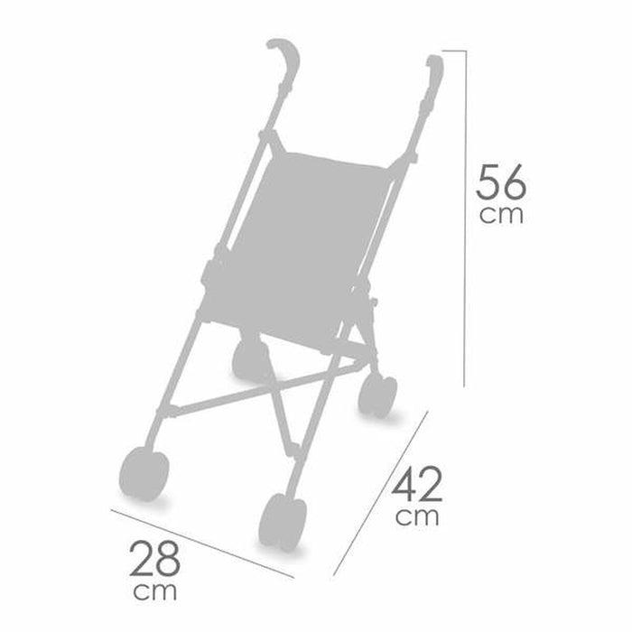 Cărucior pentru Păpuși Decuevas Coco 48 cm 28 x 42 x 56 cm