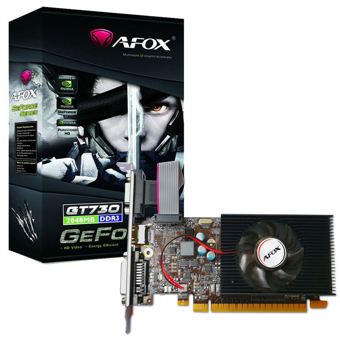Placă Grafică Afox AF730-2048D3L6 NVIDIA GeForce GT 730 GDDR3