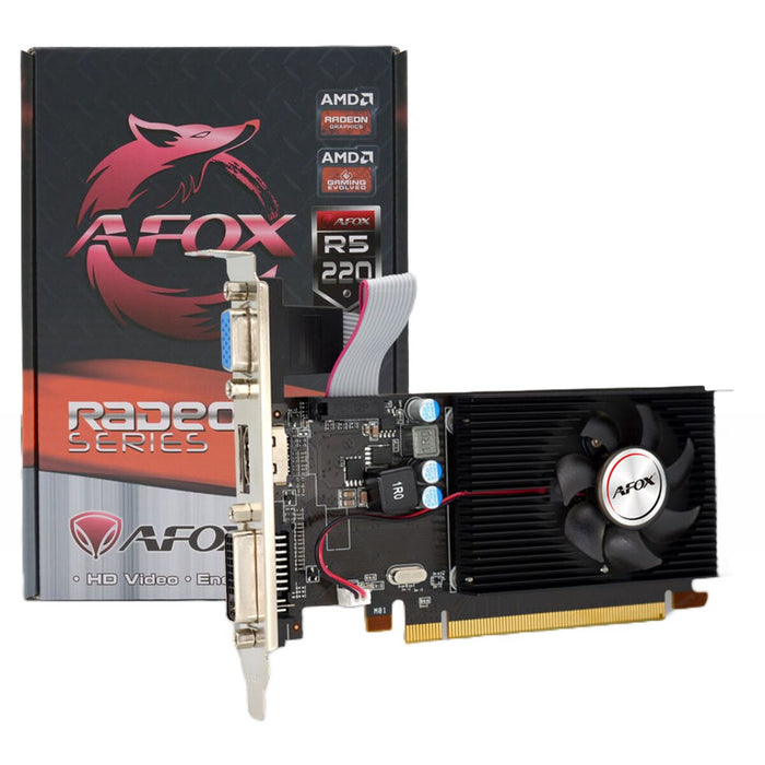 Placă Grafică Afox AFR5220-1024D3L5 1 GB GDDR3 AMD