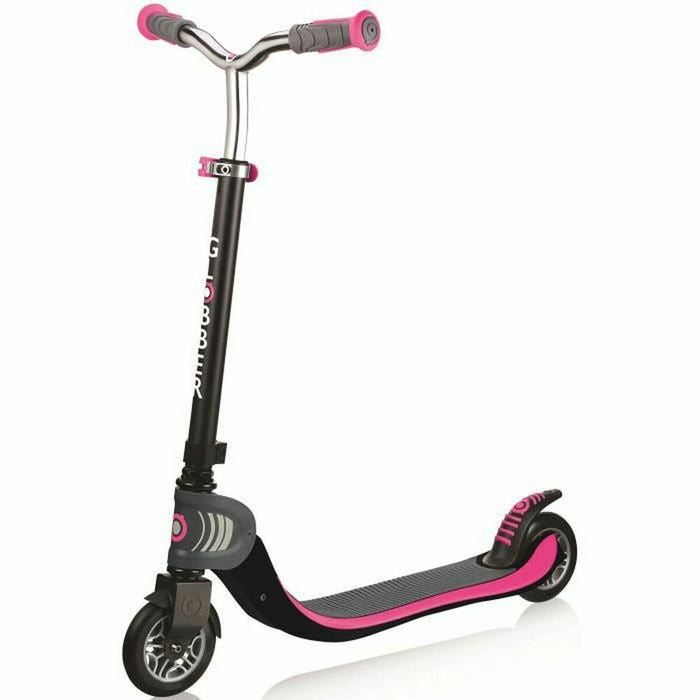 Trotinetă Globber Flow 125 Infantil Pliabil Roz Negru/Roz