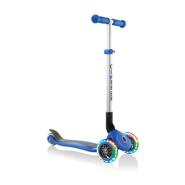 Trotinetă Globber Primo Foldable Lights Lumini Roți x 3 Albastru