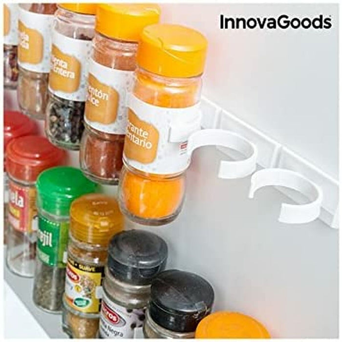 Suport pentru condimente InnovaGoods IG114086 Alb Auto-adezivi