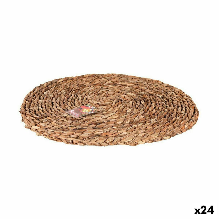 Suport Protecție pentru Masă Privilege Maro Ø 40 cm răchită (24 Unități)