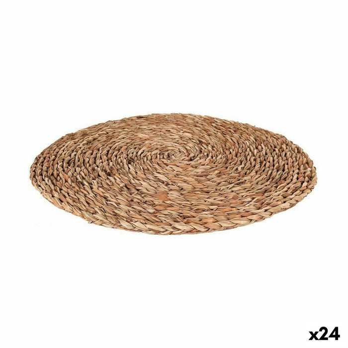 Suport Protecție pentru Masă Privilege Maro răchită Ø 45 cm (24 Unități)