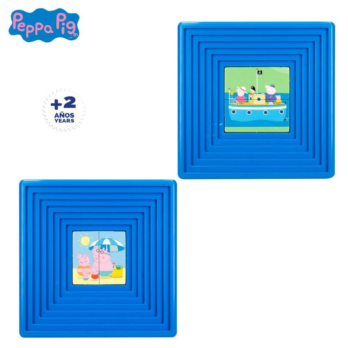 Puzzle pentru Copii Peppa Pig 25 Piese 19 x 4 x 19 cm (6 Unități)