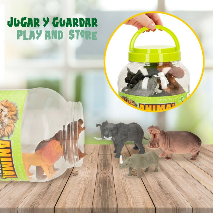 Figurine de animale Colorbaby 19 Piese Junglă Plastic 14 x 6 x 5 cm (6 Unități)