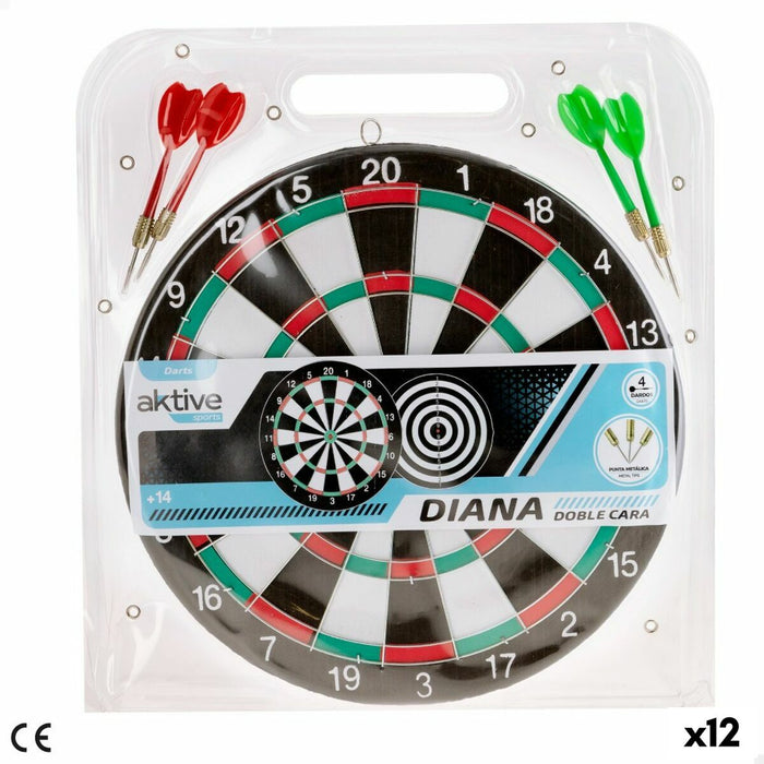 darts Aktive 29 x 29 x 1,5 cm (12 Unități)