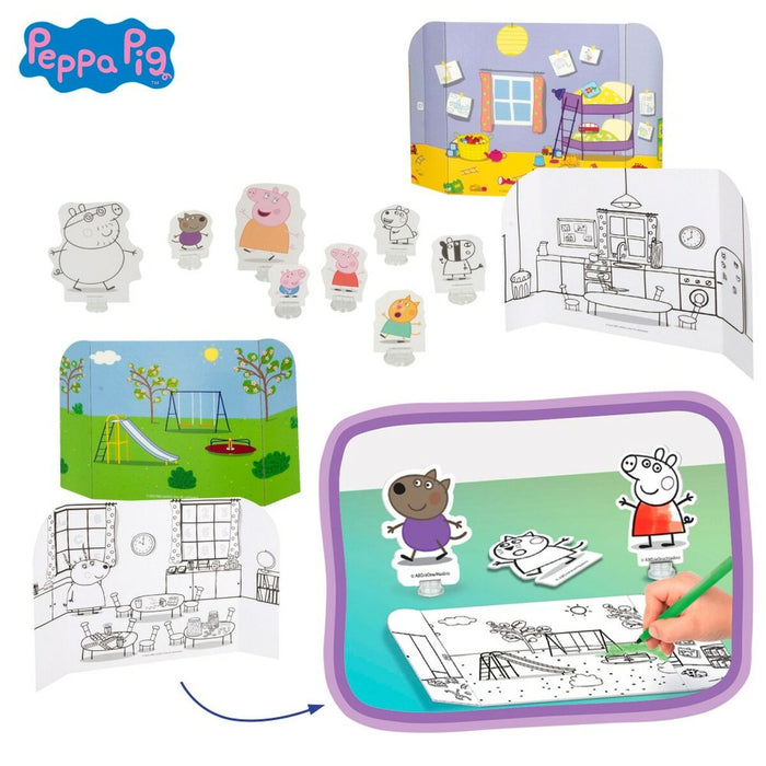 Joc Educativ Peppa Pig 23 x 31 x 9 cm (6 Unități)