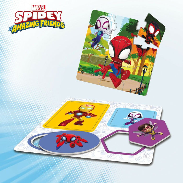 Joc Educativ Spidey 24,5 x 0,2 x 24,5 cm (6 Unități) 10 în 1