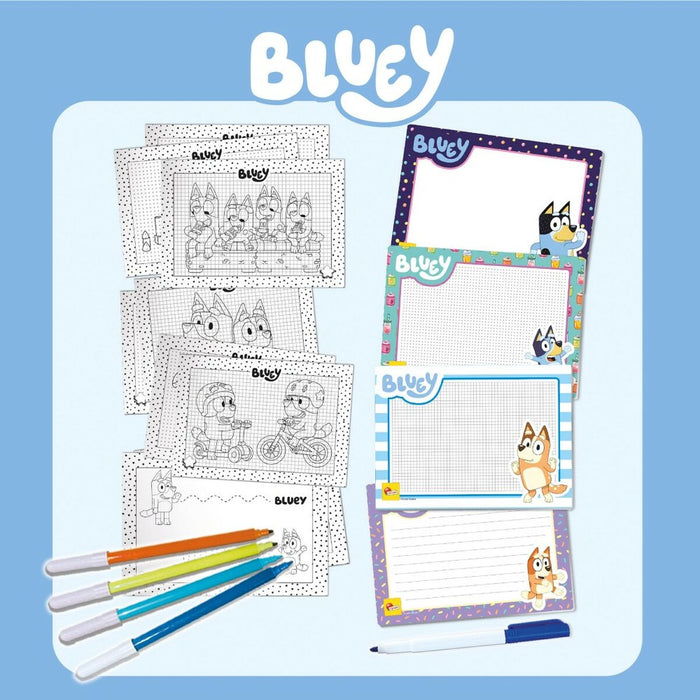 Set pentru desen Bluey Pocket Drawing School (12 Unități)