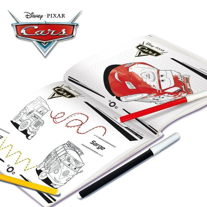 Set pentru desen Cars Pocket Drawing School (6 Unități)