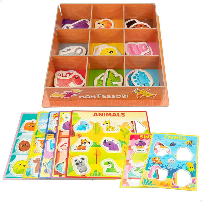 Joc Educativ Lisciani 26 x 6 x 26 cm Culori Metoda Montessori 61 Piese 6 Unități