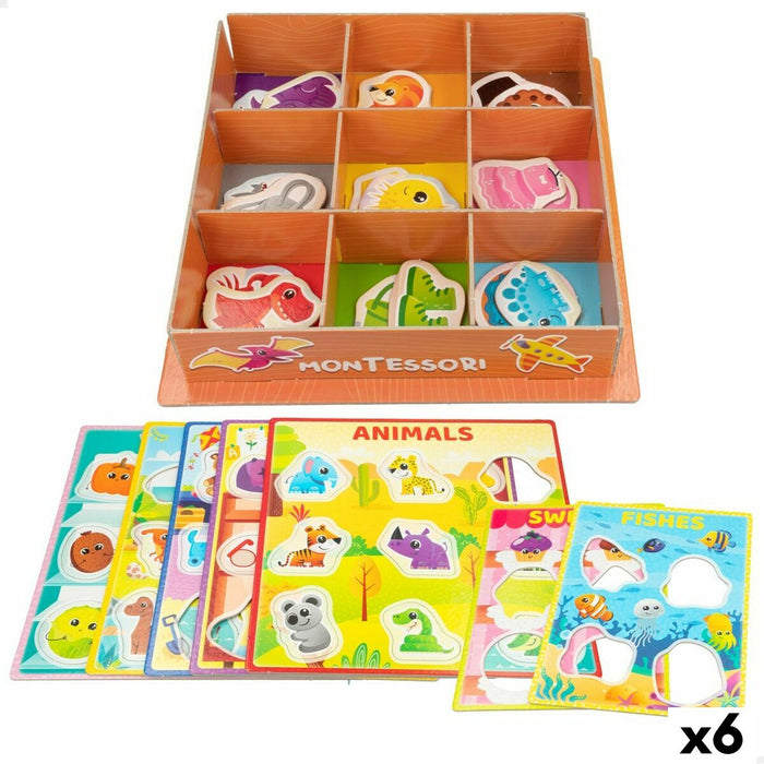 Joc Educativ Lisciani 26 x 6 x 26 cm Culori Metoda Montessori 61 Piese 6 Unități