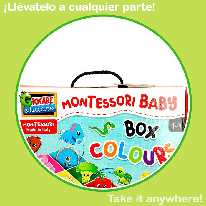 Joc Educativ Lisciani 26 x 6 x 26 cm Culori Metoda Montessori 61 Piese 6 Unități