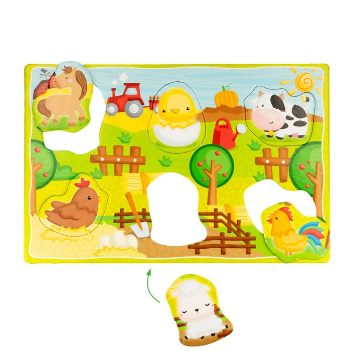 Joc Educativ Lisciani 26 x 6 x 26 cm animale Metoda Montessori 67 Piese 6 Unități