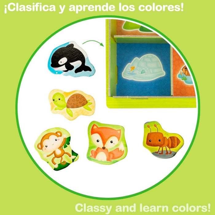Joc Educativ Lisciani 26 x 6 x 26 cm animale Metoda Montessori 67 Piese 6 Unități
