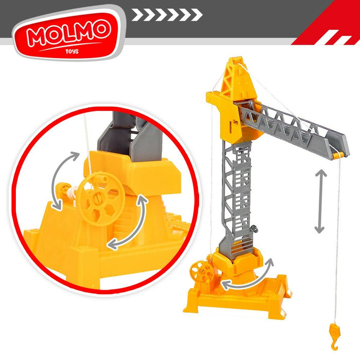 Vehicule de Construcție Colorbaby 31 x 41 x 9,5 cm (4 Unități) 3 Piese
