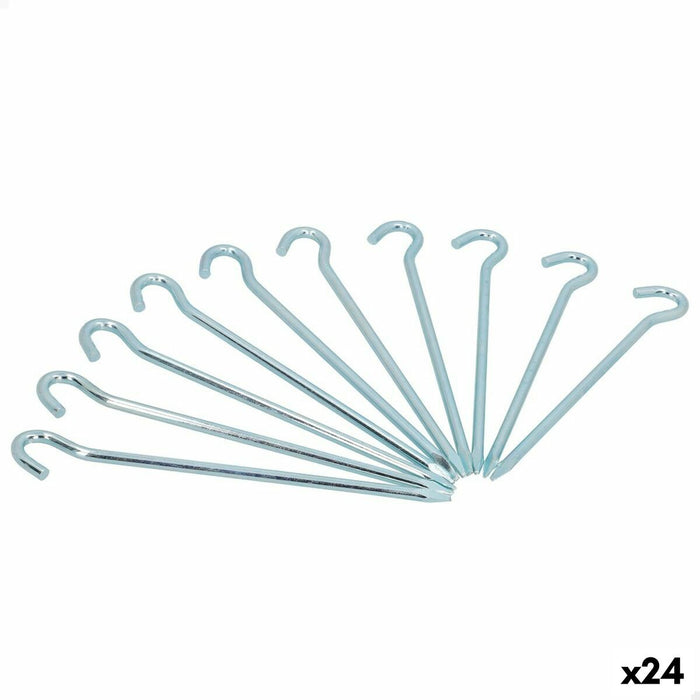 Cârlige pentru campare Aktive (24 Unități) 10 Piese 160 mm Ø 5 mm