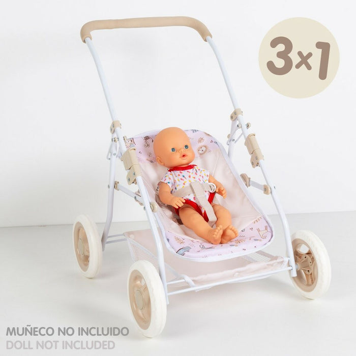 Scaun pentru Păpuși Colorbaby Safari 40 x 57 x 49 cm 4 Unități Convertible