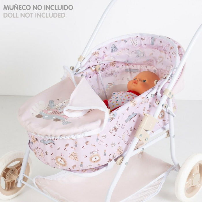 Scaun pentru Păpuși Colorbaby Safari 40 x 57 x 49 cm 4 Unități Convertible