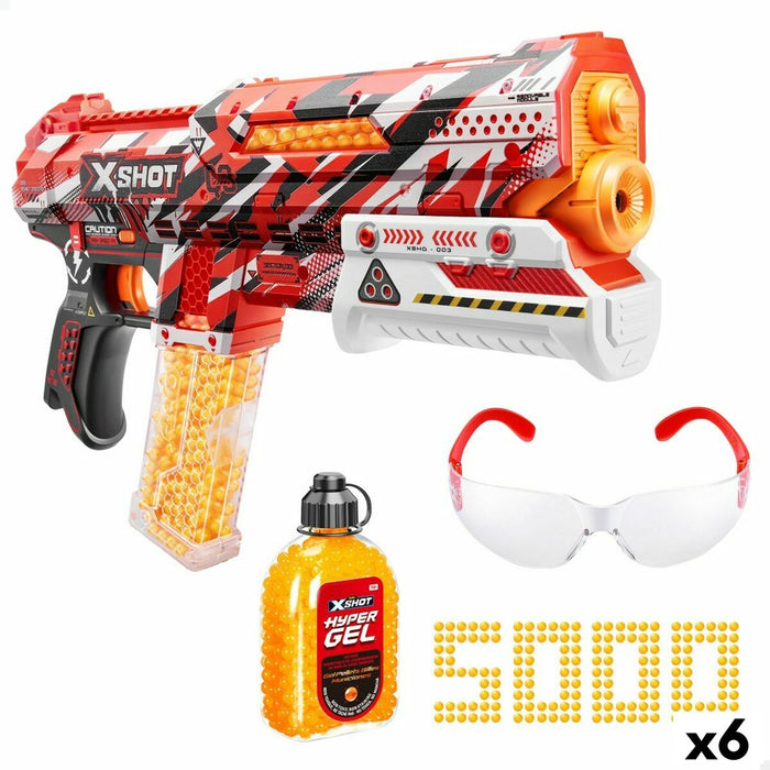 Pistol Zuru X-Shot Hyper Gel 37 x 24 x 5,5 cm (6 Unități)