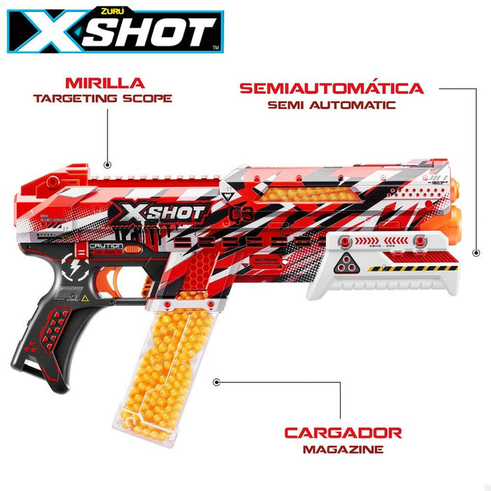 Pistol Zuru X-Shot Hyper Gel 37 x 24 x 5,5 cm (6 Unități)