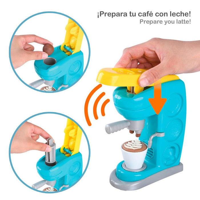 Joc Creativ de Plastilină PlayGo (2 Unități) Cafetieră