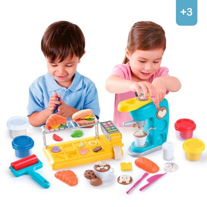 Joc Creativ de Plastilină PlayGo (2 Unități) Cafetieră