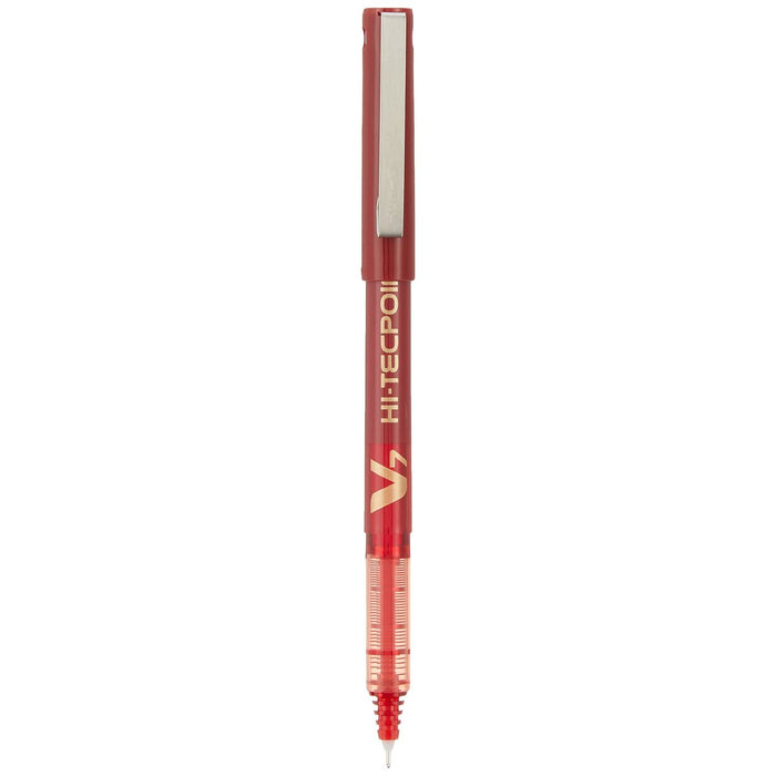 Stilou cu cerneală lichidă Pilot V7 Hi-Tecpoint Roșu 0,5 mm (12 Unități)