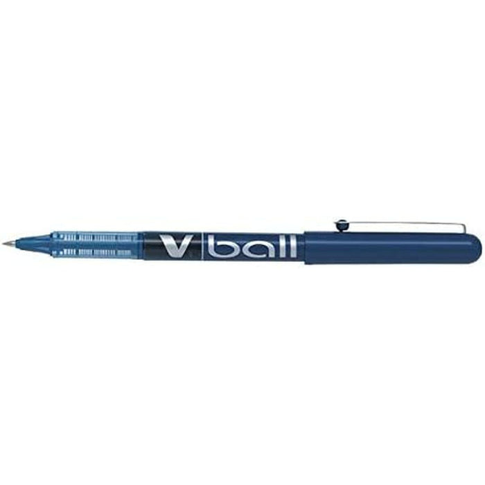 Stilou cu cerneală lichidă Pilot Roller V-Ball Albastru 0,3 mm (12 Unități)