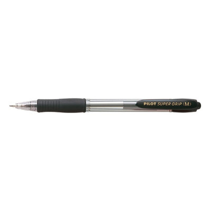 Stilou Pilot Supergrip Negru 0,4 mm (12 Unități)