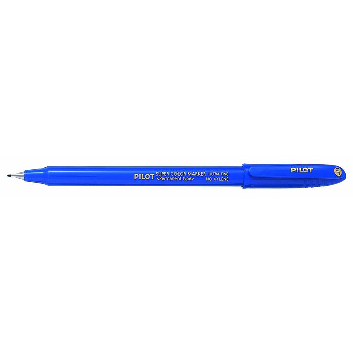 Marker permanent Pilot  SCA-UF Albastru 0,4 mm (12 Unități)
