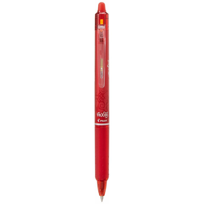 Stilou cu cerneală lichidă Pilot Frixion Clicker Roșu 0,4 mm (12 Unități)