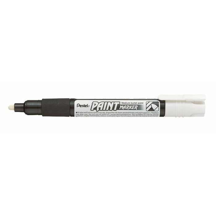 Marker permanent Pentel Paint Marker Alb 12 Piese