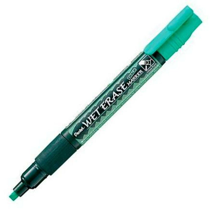 Markere cu cretă lichidă Pentel Wet Erase Verde (12 Piese)