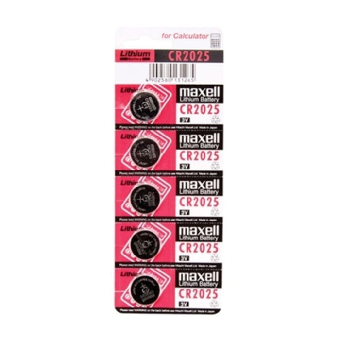 Baterii cu Buton de Litiu Maxell CR2025 3V (5pcs)