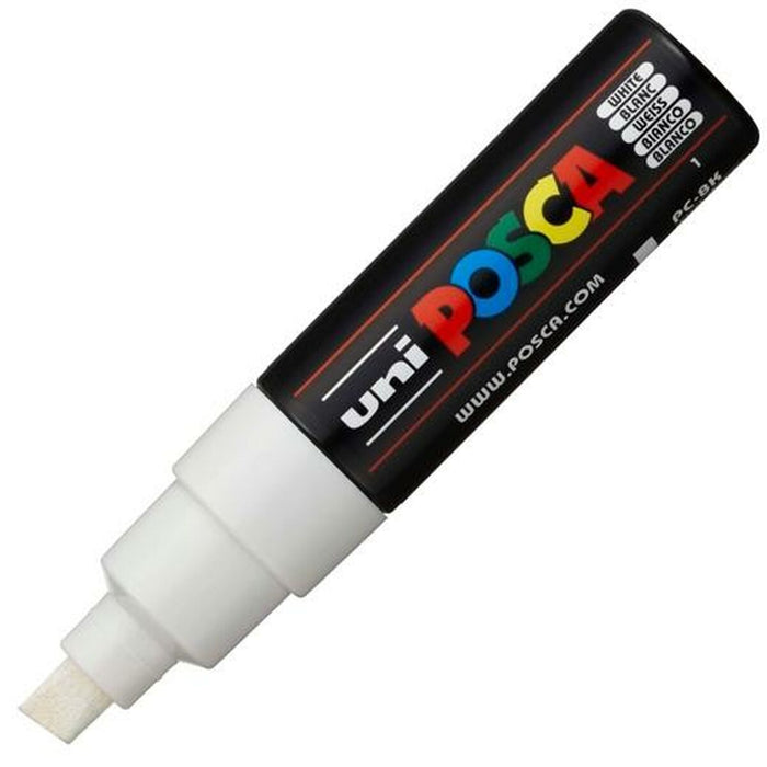 Marker POSCA PC-8K Alb (6 Unități)