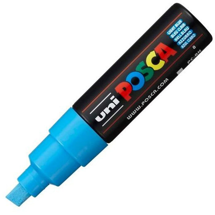 Cariocă POSCA PC-8K Albastru deschis (6 Unități)