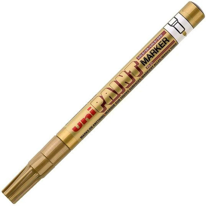 Marker permanent Uni-Ball Paint PX-21L Auriu* 12 Piese